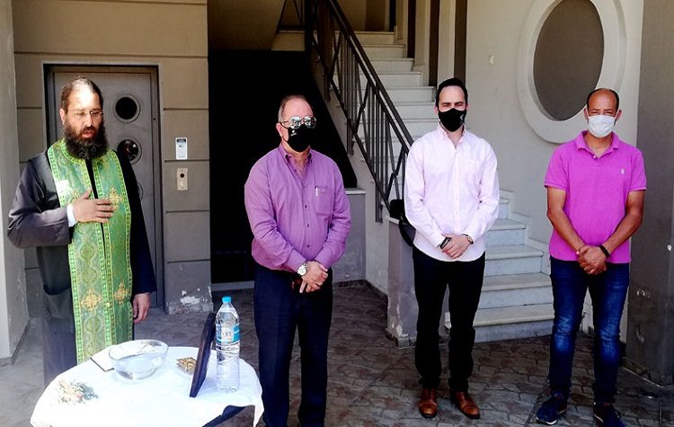 Αγιασμός στα γραφεία Κοινωνικής Προστασίας, Παιδείας, Πολιτισμού και Αθλητισμού