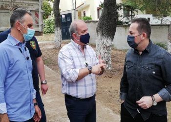 Επίσκεψη Στέλιου Πέτσα στον Άγιο Στέφανο εν μέσω αντιπυρικής περιόδου