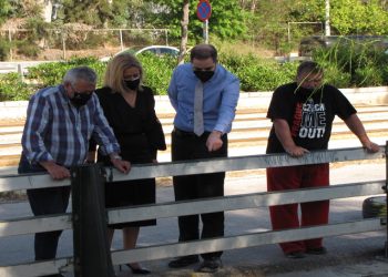 Αυτοψία της Περιφέρειας στο ρέμα Τραχώνων