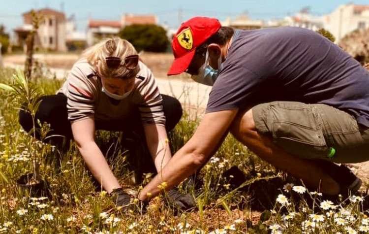 «Έπεσε» ο σπόρος για πιο πράσινα και καθαρά Πευκάκια (Εικόνες)