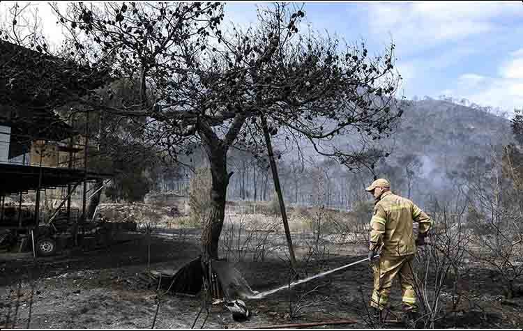 Πυρκαγιά στην Κορινθία: Στάχτη πάνω από 40.000 στρέμματα