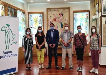 Το Σπαθάρειο Μουσείο επισκέφθηκε αντιπροσωπεία του Γαλλικού Σχολείου Marie Curie