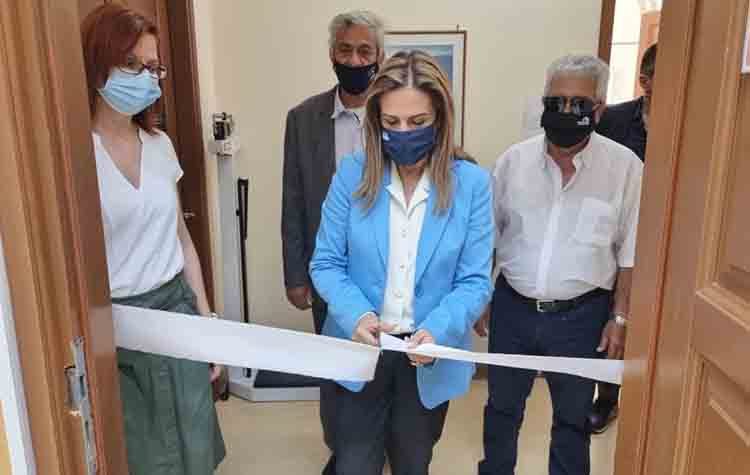 Εγκαίνια της Μονάδας Τηλεψυχιατρικής στο Πολυδύναμο Περιφερειακό Ιατρείο Μεγίστης