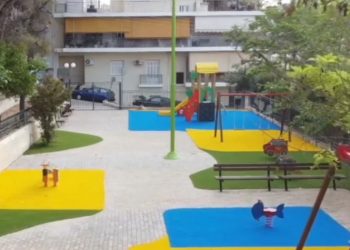 Ανακαινισμένη η παιδική χαρά στην πλατεία Φιλικής Εταιρείας