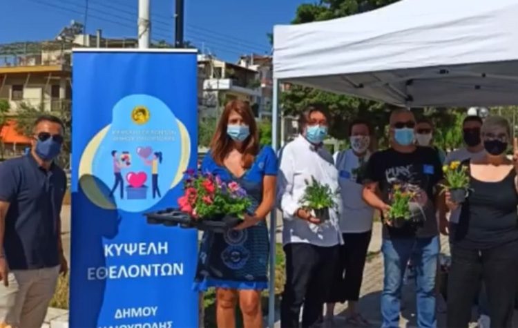 Διακοσμητικά και αρωματικά φυτά μοίρασε ο Δήμος