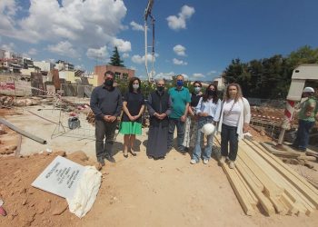 1o Δημοτικό Σχολείο Νέας Ερυθραίας: Θεμελιώθηκε η νέα πτέρυγα  του ιστορικού σχολείου