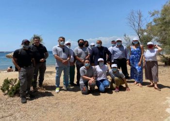 Αυλαία για τη δράση συλλογής αποβλήτων στο θαλάσσιο οικοσύστημα