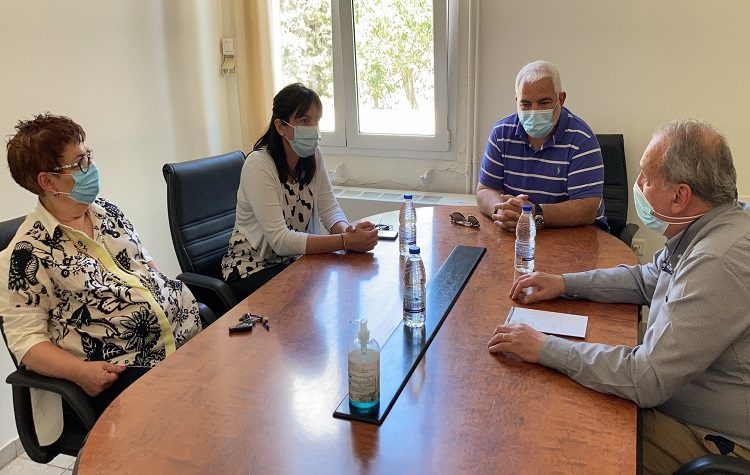 Με τη διοίκηση του «Αμαλία Φλέμινγκ» συναντήθηκε η Δήμητρα Κεχαγιά