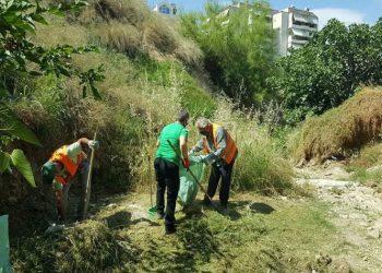 Η Ομάδα «Ειδικών Αποστολών» Καθαριότητας στο Ρέμα Λαγκαδίων