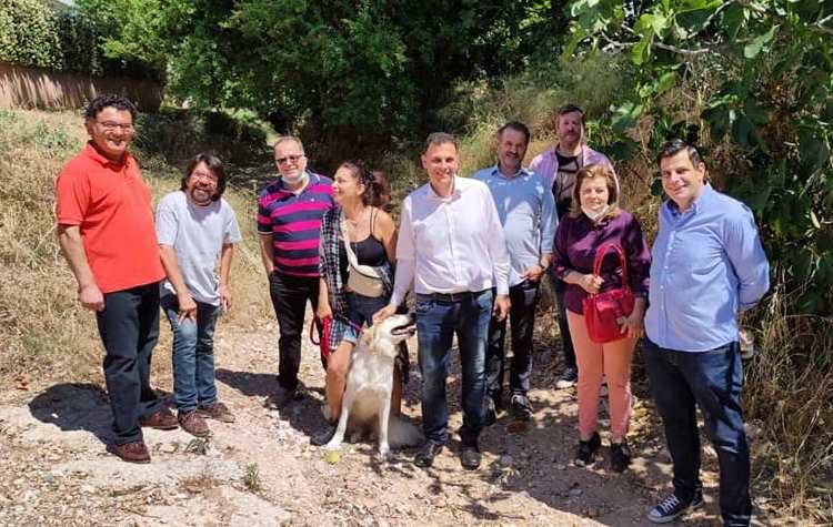 Επίσκεψη στο ρέμα Σαπφούς για το #ΕΝΩΜΕΝΟ ΜΑΡΟΥΣΙ