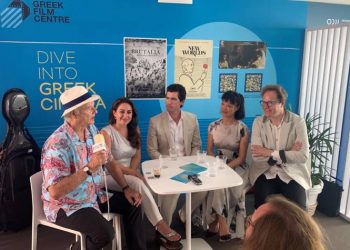 Ο Μπιλ Μάρεϊ στο Ελληνικό Περίπτερο του Φεστιβάλ των Καννών