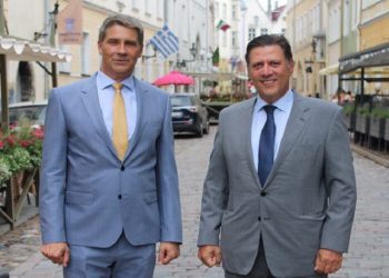 Συνάντηση του Μ. Βαρβιτσιώτη με τον υφυπουργό Ευρωπαϊκών Υποθέσεων της Εσθονίας Märt Volmer