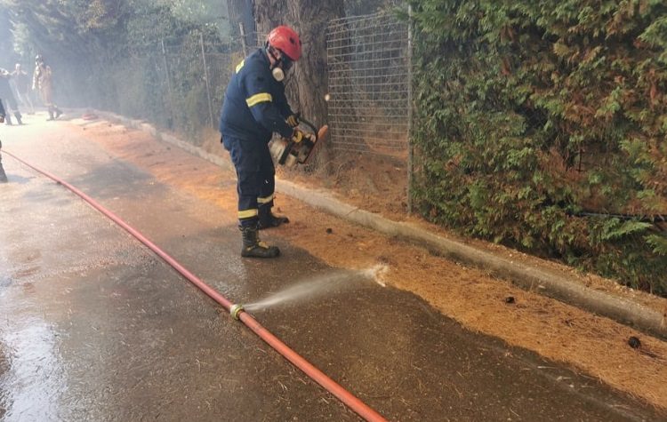 Μαίνεται η φωτιά στη Σταμάτα - Καλαφατέλης στην «Α»: «Πύρινο μέτωπο τριών χιλιομέτρων»
