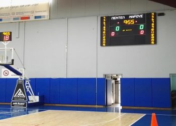 Τοποθετήθηκαν νέοι ηλεκτρονικοί πίνακες στο κλειστό της Νέας Πεντέλης