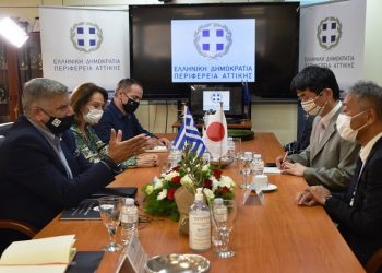 Ολυμπιακοί Αγώνες & θεματικός τουρισμός στο επίκεντρο συνάντησης Πατούλη με τον Ιάπωνα Πρέσβη