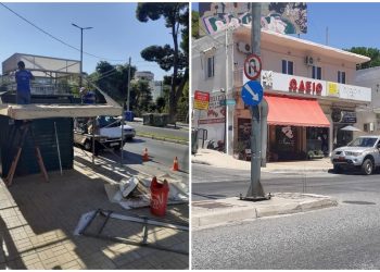Απομακρύνθηκε περίπτερο επί της Λεωφόρου Δημοκρατίας