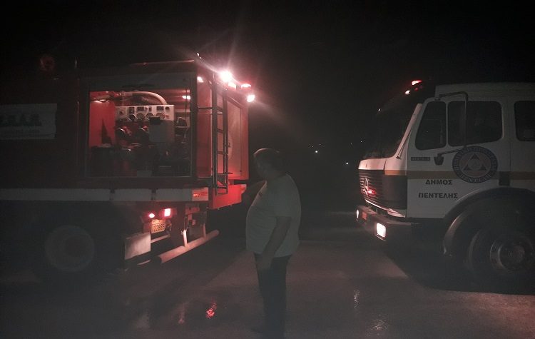 Άμεση επέμβαση του ΣΠΑΠ σε πυρκαγιά που ξέσπασε στην Ανθούσα