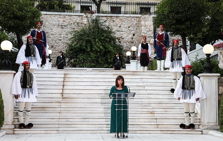 Κατερίνα Σακελλαροπούλου: Απόλυτη συμπαράσταση στην Κύπρο και αποφασιστικότητα απέναντι στην τουρκική επιθετικότητα