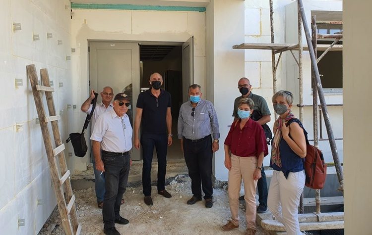 Επίσκεψη Σαραούδα στο υπό κατασκευή 2ο Λύκειο Μεταμόρφωσης.