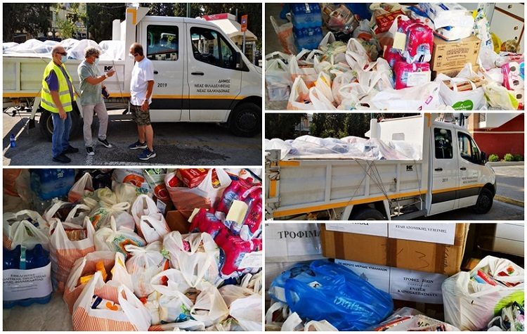 Έφυγε για την Β. Εύβοια η 2η αποστολή βοήθειας του Δήμου προς τους πυρόπληκτους