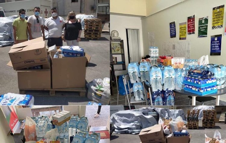 Δήμος Μπροστά+: Παράδοση τροφίμων και φαρμάκων στον Ε.Ε.Σ.