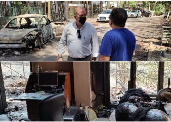 Απολογισμός Καλαφατέλη για τη φωτιά: «Περιορισμένες ζημιές λόγω άμεσης επέμβασης και καθαρισμού»