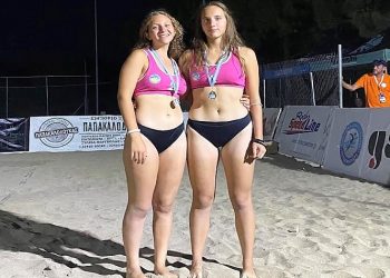 ΑΣ Παπάγου: Τη 2η θέση στο Πανελλήνιο πρωτάθλημα beach volley Κ17 κατέκτησαν οι Κατέρη-Κοντακιώτη