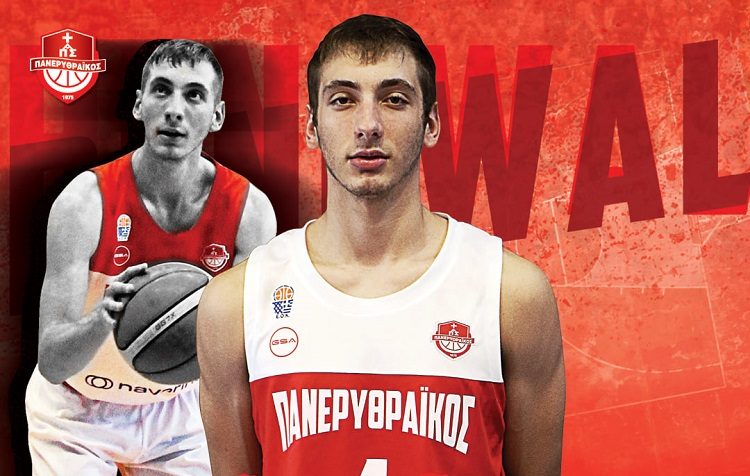 Συνεχίζει στον Πανερυθραϊκό  ο ταλαντούχος Μάνος Κοντούδης