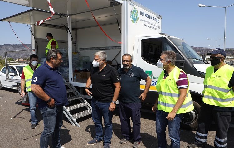 Σημαντική ανταπόκριση στο κάλεσμα της Περιφέρειας για στήριξη των πυρόπληκτων