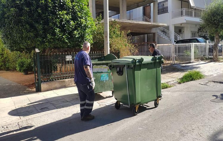 Ολοκληρώθηκε η αντικατάσταση 1400 πράσινων κάδων