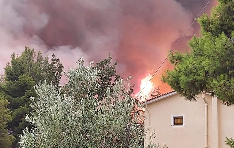 Ενισχύονται οι δυνάμεις πυρόσβεσης στα Βίλια - Σοβαρές καταστροφές σε σπίτια από τις φλόγες