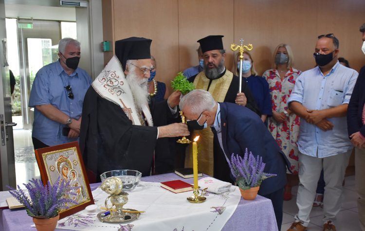Αγιασμός στο νέο δημαρχιακό κτήριο