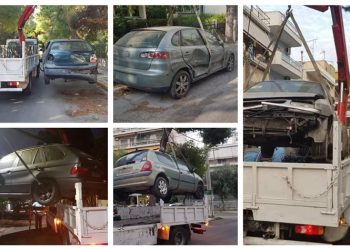 Φθινοπωρινή επιχείρηση απομάκρυνσης εγκαταλελειμμένων αυτοκινήτων από τον Δήμο