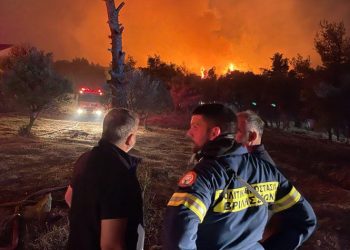 Άμεση συνδρομή της Περιφέρειας Αττικής στην κατάσβεση της πυρκαγιάς στη Νέα Μάκρη