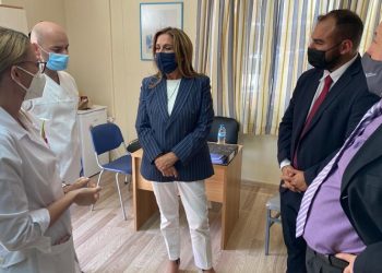 Επίσκεψη της υφυπουργού Υγείας Ζ. Ράπτη στο Παναρκαδικό Γ.Ν. Τρίπολης