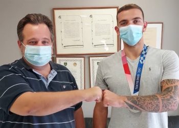 Με τον ασημένιο Ολυμπιονίκη Μ. Ζερδεβά συναντήθηκε ο δήμαρχος