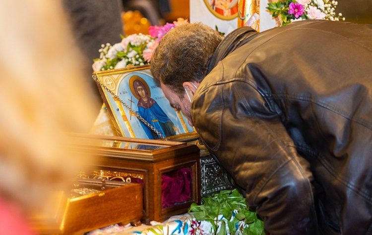 Ι. Ν. Αγίας Ματρώνας: Με θρησκευτική κατάνυξη o εορτασμός