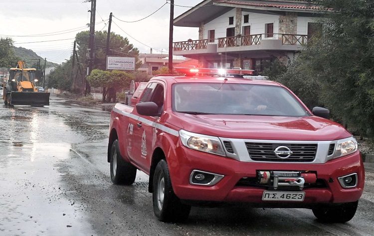 Μεγάλες καταστροφές στη Βόρεια Εύβοια από τις πλημμύρες