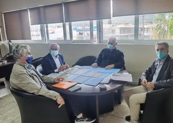 Συνάντηση του δημάρχου με εκπροσώπους του Υπουργείου Υποδομών & Μεταφορών