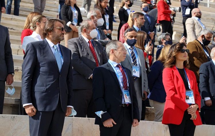 Εκπροσώπηση του Δήμου Αμαρουσίου στην τελετή παράδοσης της Ολυμπιακής Φλόγας