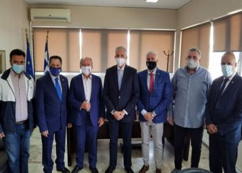 Επίσκεψη αντιπροσωπείας της AHEPA HELLAS για την στήριξη του Κοινωνικού Παντοπωλείου του Δήμου