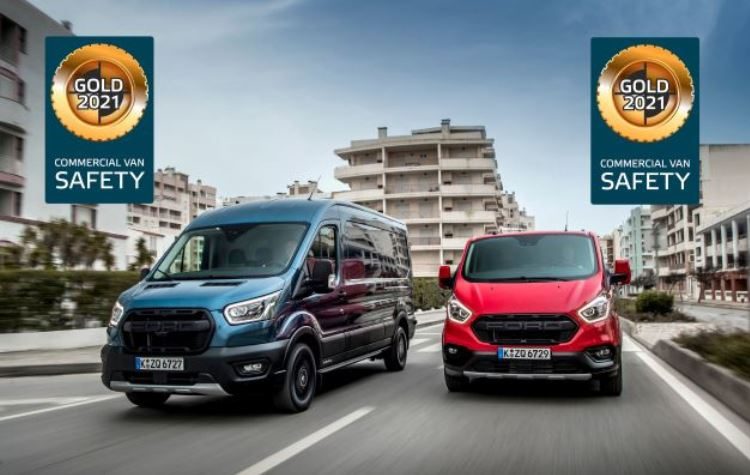Ford Transit Custom: Χρυσή διάκριση από τον Euro NCAP για τα προηγμένα του συστήματα