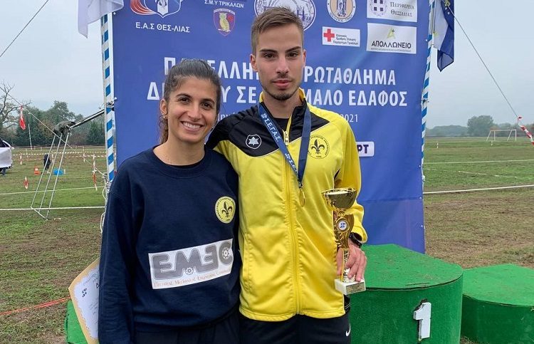 Στο βάθρο των νικητών ο Δημήτρης Τσάκαλος και η Ειρήνη Τσουπάκη στο Πανελλήνιο πρωτάθλημα ανωμάλου δρόμου