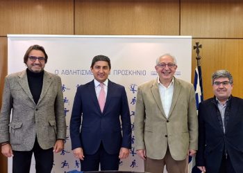 Συνάντηση Αμπατζόγλου - Αυγενάκη για τον αθλητισμό στο Μαρούσι