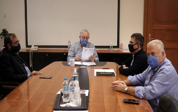 Συνάντηση Αμπατζόγλου με τους Συλλόγους «Αναγέννηση» και «Αμαρυσία Εστία»