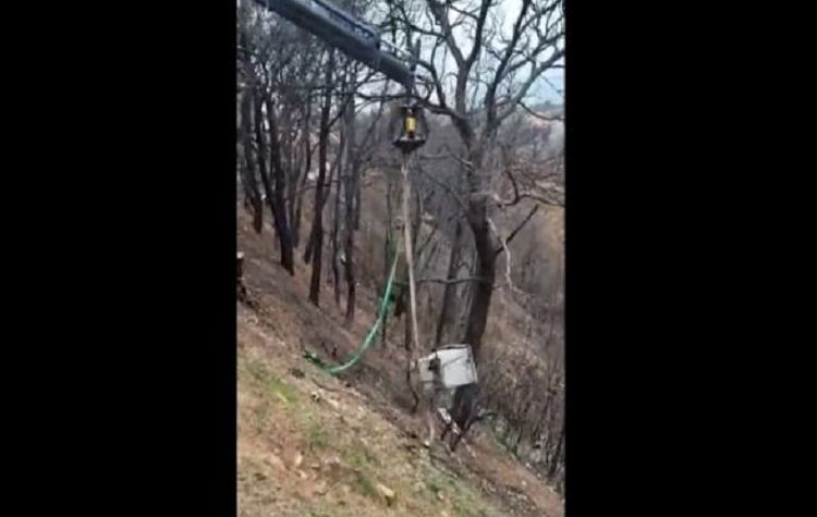 Αδάμες: Aνασύρθηκαν κάδοι απορριμμάτων από ρέμα (Βίντεο)