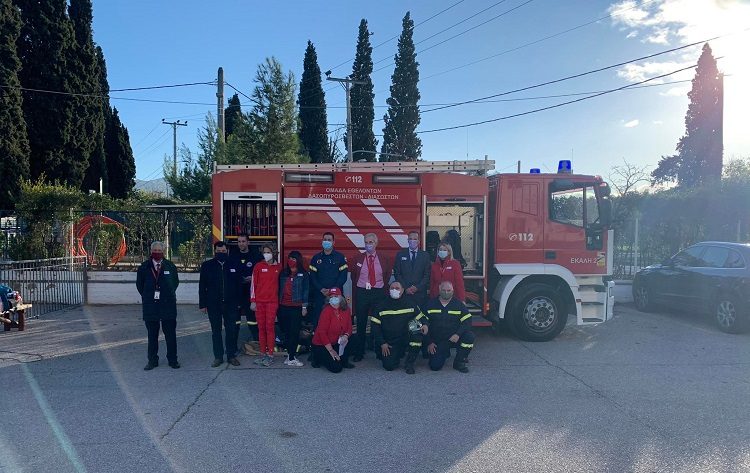 Εκδήλωση του St. Catherine’s για τη στήριξη των εθελοντών δασοπυροσβεστών παρουσία του Τάσου Μαυρίδη