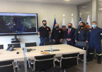 Επίσκεψη Γ. Κουμουτσάκου στο Αρχηγείο της Πυροσβεστικής για την Ημέρα Μνήμης Πεσόντων Πυροσβεστών