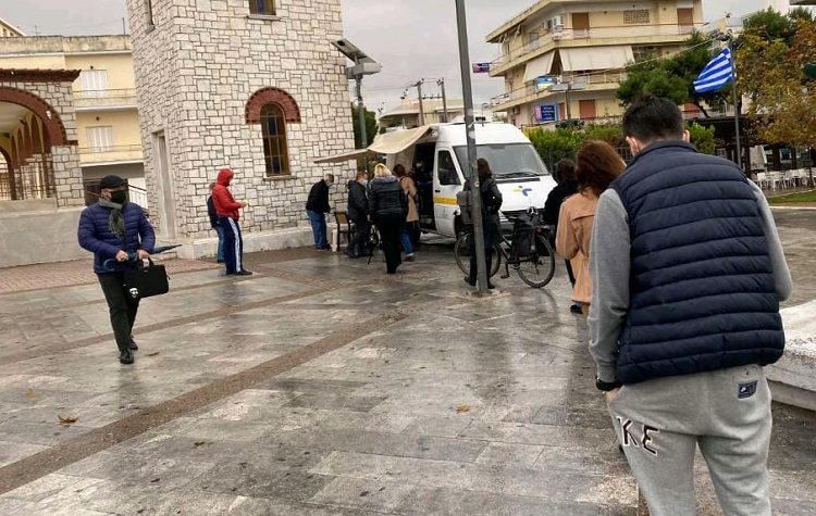 Αποτελέσματα δειγματοληπτικού ελέγχου covid-19 στην πλατεία Αναλήψεως