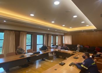 Στη σύσκεψη του Σ.Τ.Ο. Πολιτικής Προστασίας του Δήμου Λυκόβρυσης - Πεύκης συμμετείχε ο Βλάσσης Σιώμος